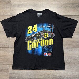 Jeff Gordon Pepsi Max Nascar Graphic Tee Double Print XL Shirt Chase Authentics
